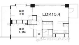 リソシエ今出川堀川グランディス間取り図面