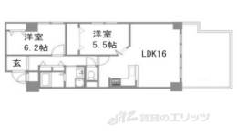 藤和ライブタウン伏見桃山間取り図面