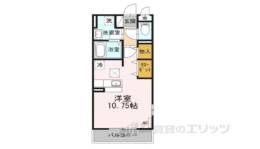 カーサあやめ池間取り図面