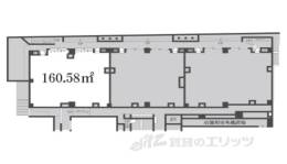パデシオン京都七条1階店舗間取り図面
