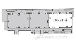 パデシオン京都七条1階店舗間取り図面