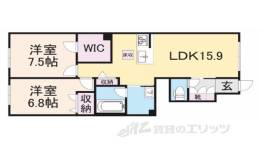 サンライズⅦ間取り図面