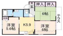 グランブルーＣ間取り図面