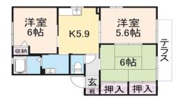 グランブルーＣ間取り図面
