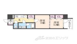 クレアドーレ南草津間取り図面