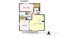 ヒールクリークＭ　イースト間取り図面