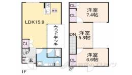 貸家間取り図面