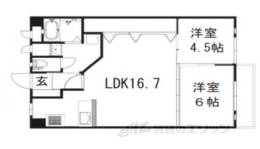 九条住宅Ａ棟間取り図面