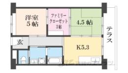 山科市営住宅3棟間取り図面