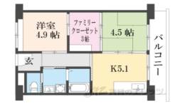 山科市営住宅3棟間取り図面