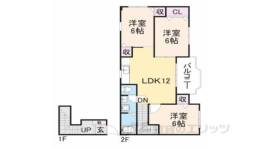 ヴィラ　明分間取り図面
