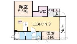 グラヴィス２間取り図面