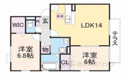 リビングタウン高山台　Ｃ棟間取り図面