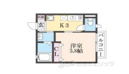 シャーメゾン松屋町間取り図面