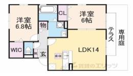 リビングタウン高山台　Ｂ棟間取り図面