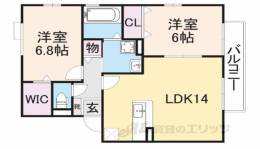 リビングタウン高山台　Ｂ棟間取り図面
