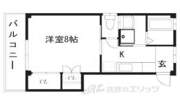 ハイムKUSAKI間取り図面