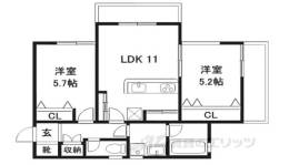 アモール三条大路間取り図面
