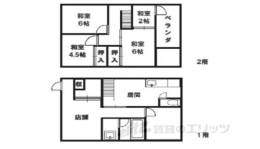 追分町馬場通り24-6テナント間取り図面