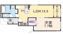 クレインコート２間取り図面