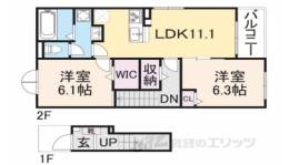 クレインコート２間取り図面