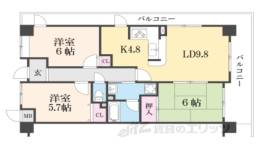 ラウンドコート京都醍醐間取り図面