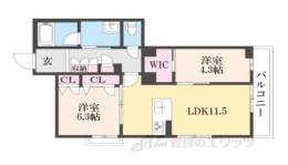 Ｈｅｒｉｔａｇｅ洛南東寺間取り図面