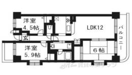 ヴィヴァーチェ桃山間取り図面