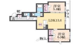 モンパルクいこま１間取り図面