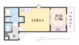 ジーメゾン渚元町プレディア間取り図面