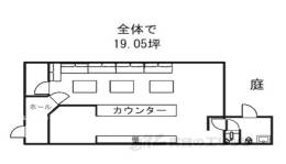 阪急松尾貸店舗間取り図面