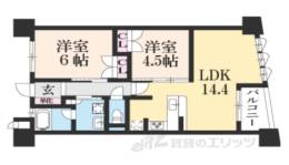 レ・ジェイド京都堀川間取り図面