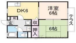 高畑ビューハイツ間取り図面