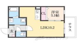 プライムコート伏見醍醐間取り図面