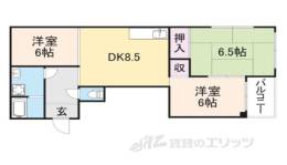 ラフォール寝屋川Ｂ間取り図面