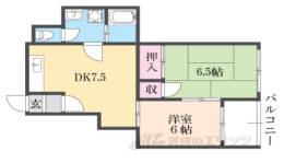ラフォール寝屋川Ｂ間取り図面