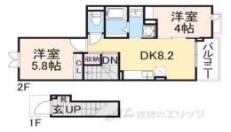 シャン・ド・フルール３番館間取り図面