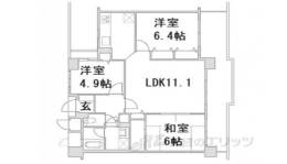アルス京都山科間取り図面