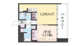 ＦＬＡＴ　ＨＯＳＨＩＤＡ間取り図面