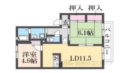グランブルーＤ間取り図面
