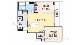 シャーメゾン　ルクール間取り図面