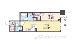 ユニハイム京都七条通り間取り図面