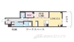 シャーメゾン京都御所西間取り図面