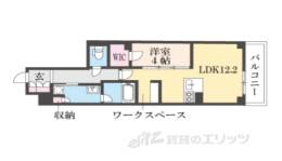シャーメゾン京都御所西間取り図面