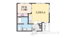 メゾン・ド・勧修寺間取り図面
