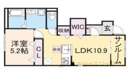 Ｏｒａｎｇｅ　ｖｉｌｌａ　堀溝間取り図面