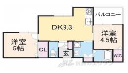 クリエオーレ桜園２間取り図面