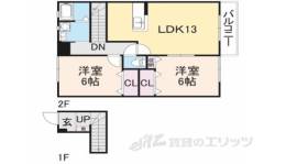 ボナールゲート１間取り図面