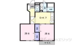 アーバン縄手C間取り図面