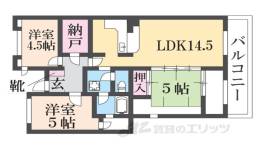 アーバンエース松井山手パル間取り図面